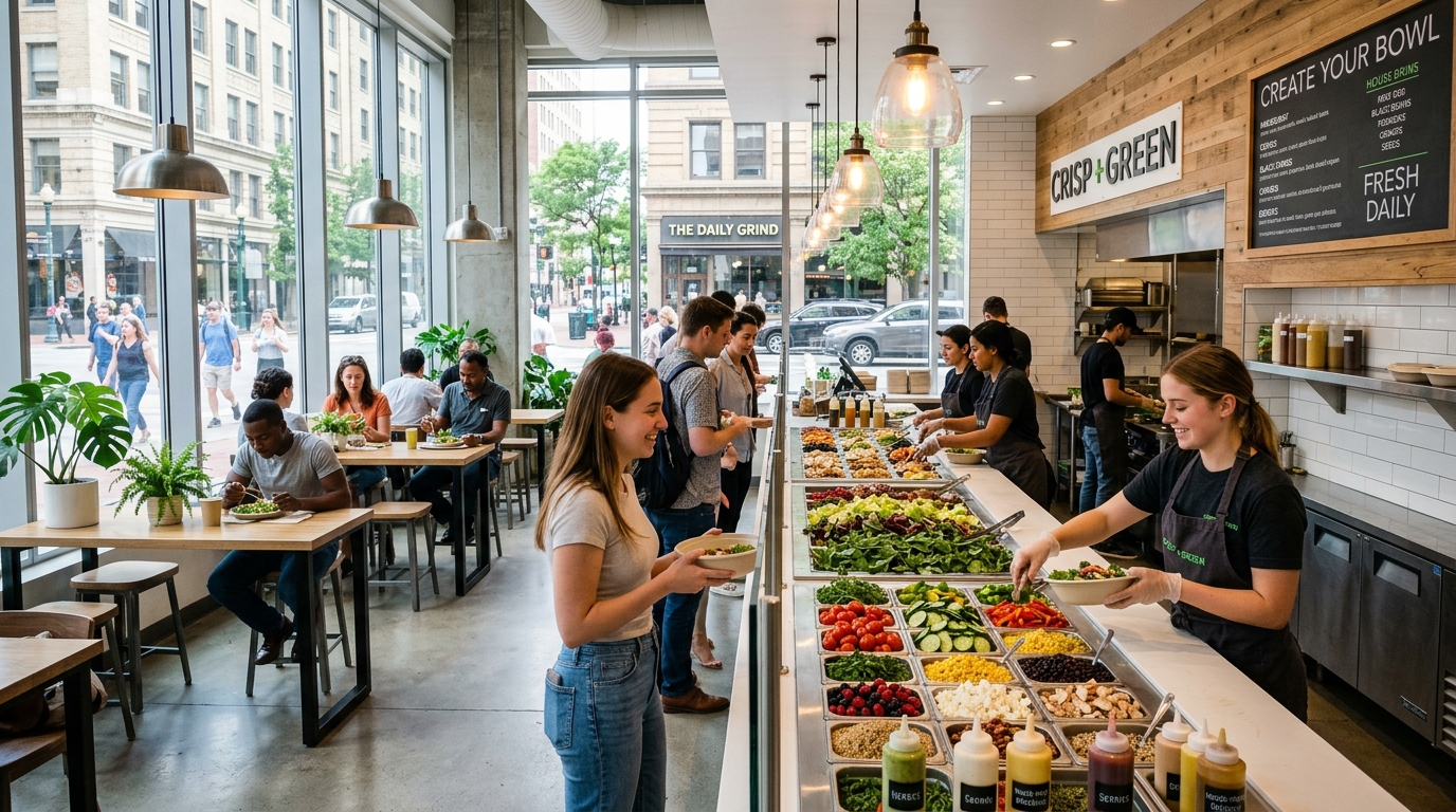 dibouës traiteur révolutionne le centre-ville avec un concept inédit de bar à salades, alliant fraîcheur, diversité et saveurs uniques pour une pause déjeuner saine et gourmande.