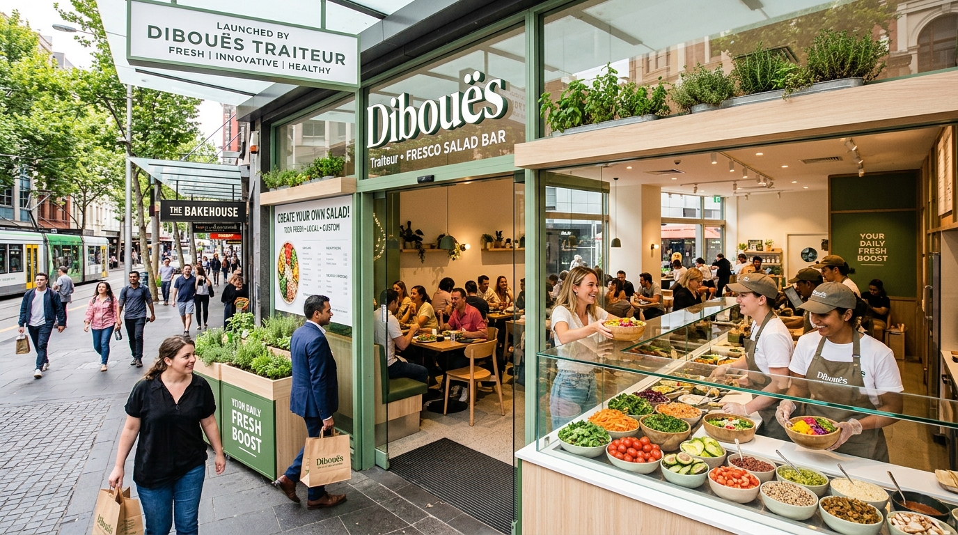 dibouës traiteur révolutionne la restauration en centre-ville avec son nouveau concept innovant de bar à salades, alliant fraîcheur et créativité pour vos repas.