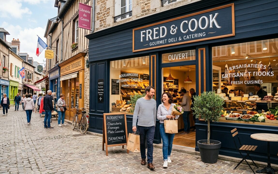 découvrez fred & cook, la nouvelle boutique traiteur qui s'installe au cœur du centre-ville de villerville, proposant des délices gourmands et un service de qualité.