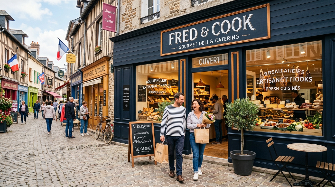découvrez fred & cook, la nouvelle boutique traiteur qui s'installe au cœur du centre-ville de villerville, proposant des délices gourmands et un service de qualité.