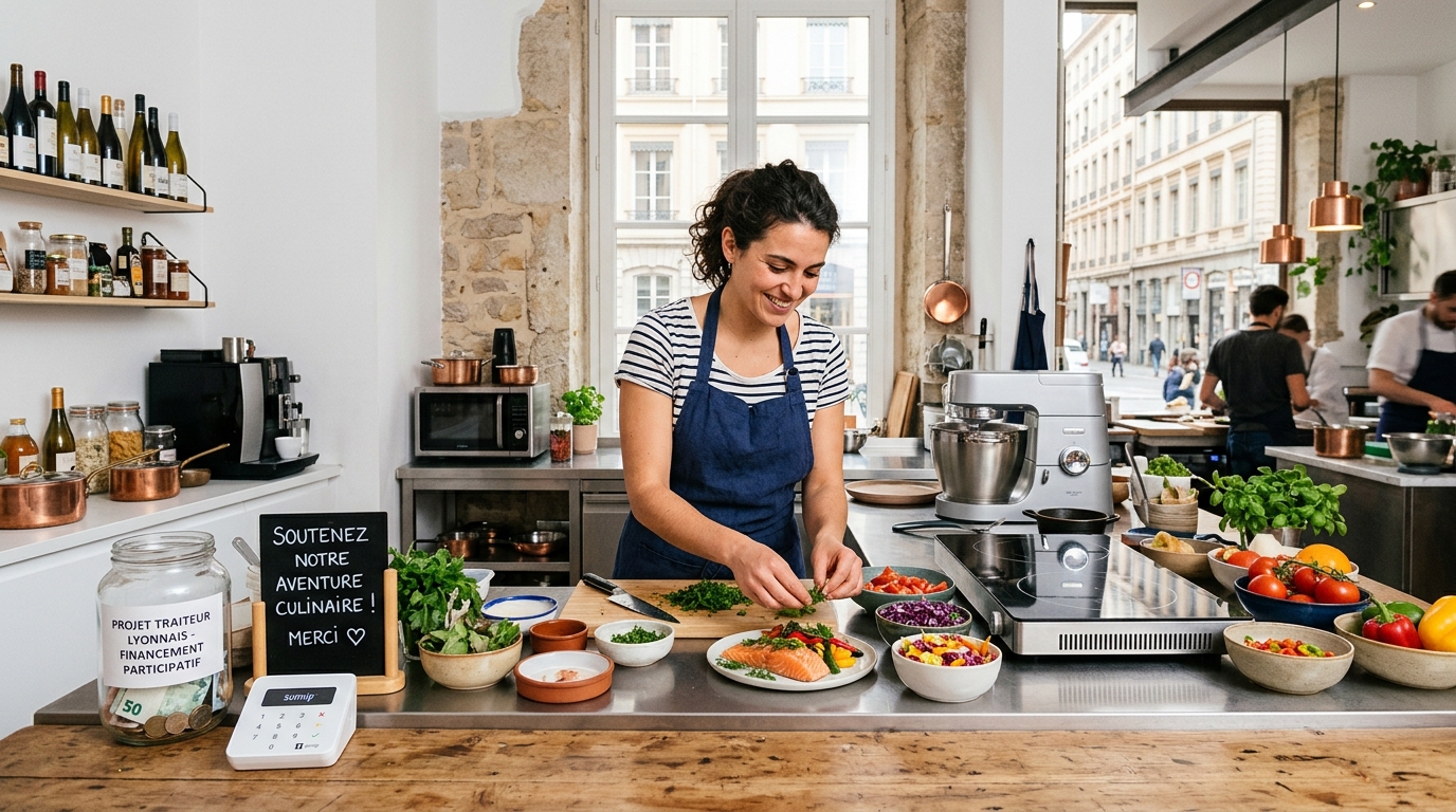 à lyon 2e, une jeune traiteur lance une cagnotte pour financer la création de son laboratoire culinaire innovant, alliant passion et modernité.