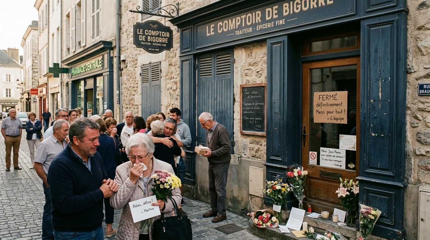 à tarbes, la fermeture du traiteur 'le comptoir de bigorre' suscite une profonde tristesse chez les amateurs de bonne cuisine, marquant la fin d'une belle aventure gastronomique locale.