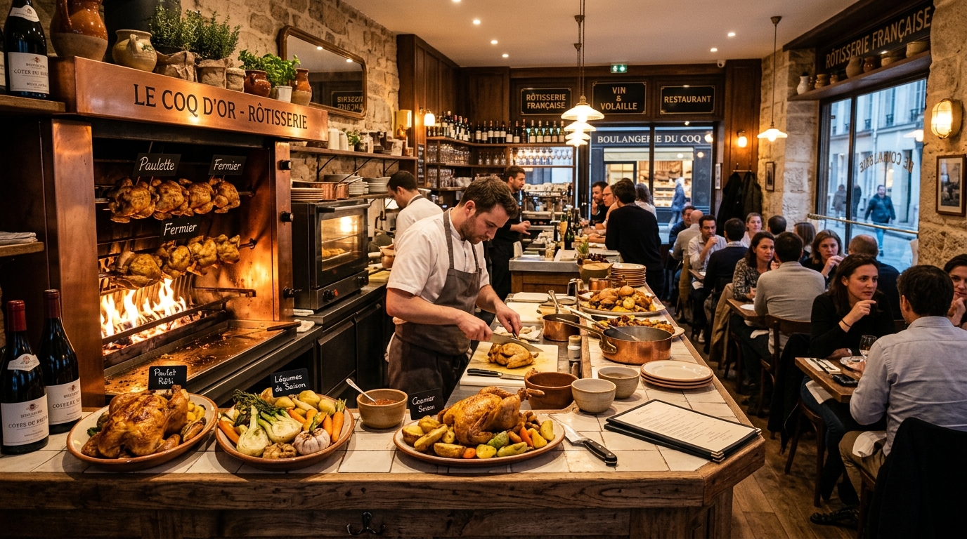 découvrez la nouvelle rôtisserie-traiteur à paris qui séduit déjà les gourmands avec ses recettes savoureuses et son service irréprochable.
