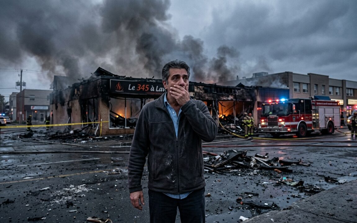le propriétaire du restaurant traiteur le 345 à lav est sous le choc après un incendie dévastateur qui a ravagé son établissement. découvrez les détails de ce sinistre tragique.