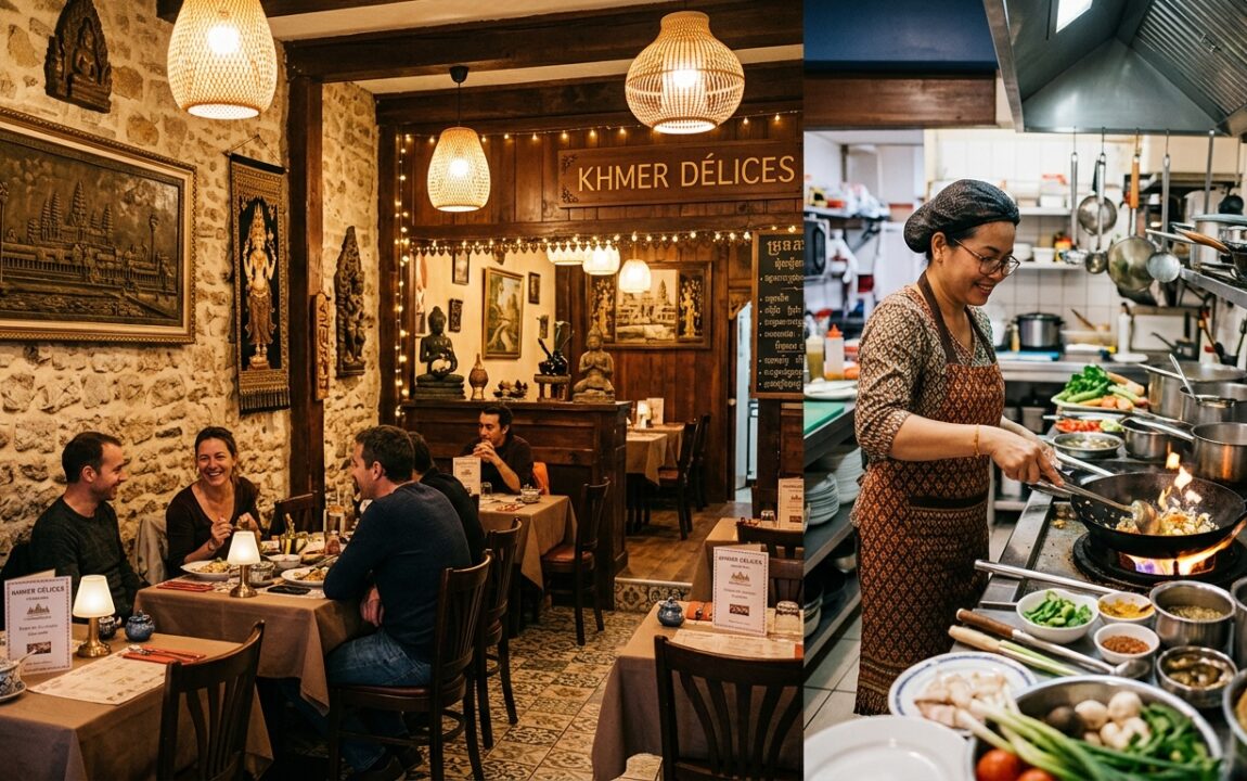 découvrez les saveurs authentiques du cambodge à privas avec vanneth durand, le visage du dimanche, pour une expérience culinaire unique et conviviale.