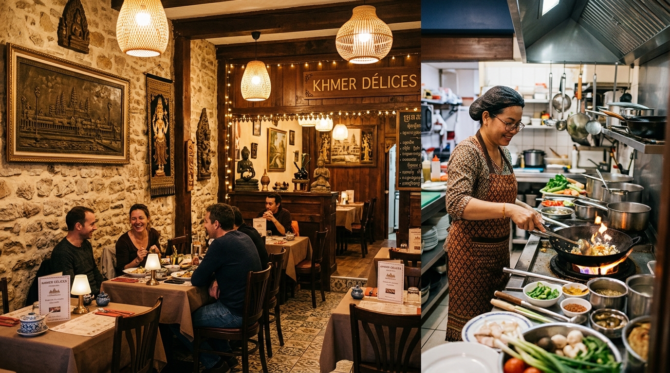 découvrez les saveurs authentiques du cambodge à privas avec vanneth durand, le visage du dimanche, pour une expérience culinaire unique et conviviale.