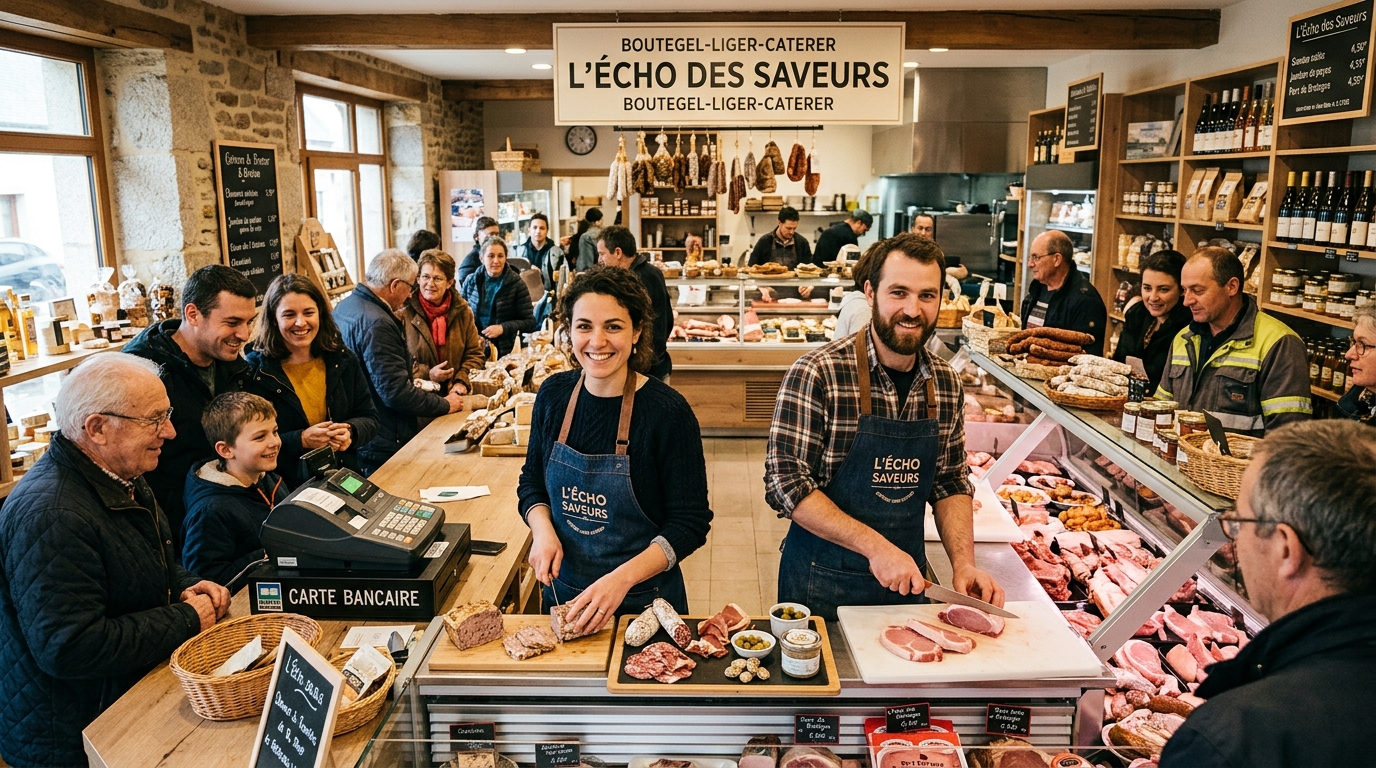 découvrez l'histoire d'un duo passionné qui a créé une boucherie-charcuterie-traiteur unique entre saint-brieuc et guingamp, leur savoir-faire authentique, leurs clients fidèles et leur succès remarquable.