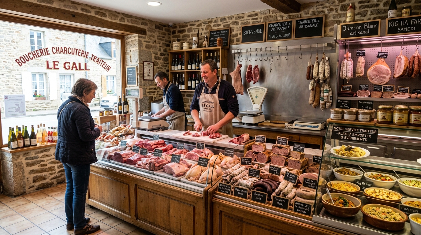 découvrez l'histoire d'un duo passionné qui ouvre une boucherie-charcuterie-traiteur unique entre saint-brieuc et guingamp, leur clientèle fidèle et leur parcours vers le succès.