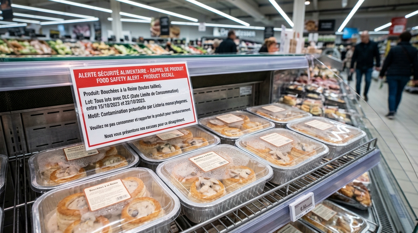 alerte consommation : un plat traiteur préparé vendu chez e.leclerc et super u pourrait contenir un ingrédient inattendu. découvrez les détails pour votre sécurité alimentaire.