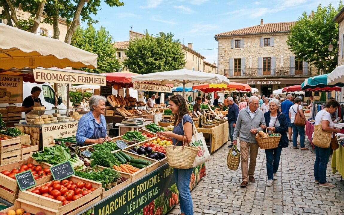 découvrez le marché dominical d'aspet, un lieu convivial où producteurs locaux, artisans passionnés et traiteurs gourmands se réunissent pour vous offrir des produits frais et authentiques.