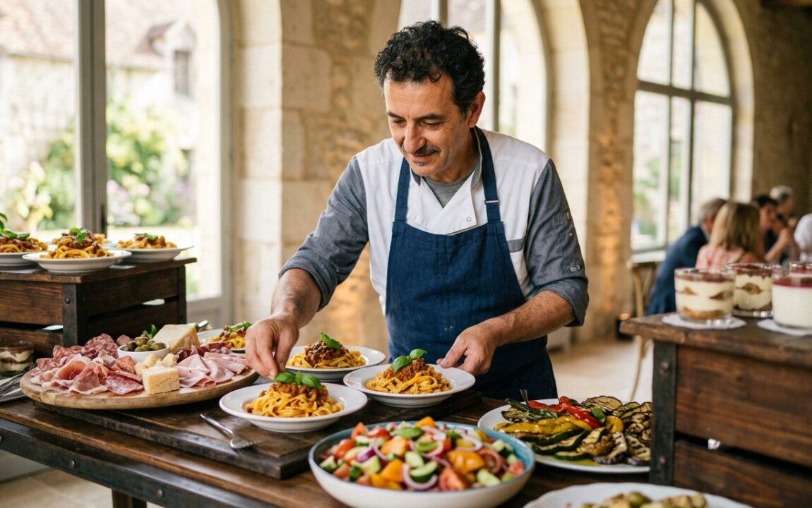 découvrez en seine-et-marne un traiteur italien qui compose des buffets sur-mesure, mêlant esthétisme raffiné et saveurs authentiques pour vos événements.