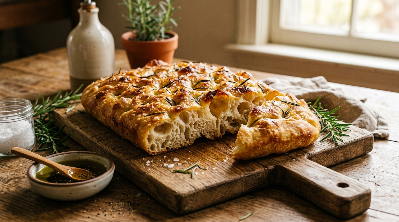 découvrez l'astuce authentique pour réussir une pâte à focaccia savoureuse, digne des meilleurs traiteurs italiens, et régalez-vous avec ce pain moelleux et parfumé.