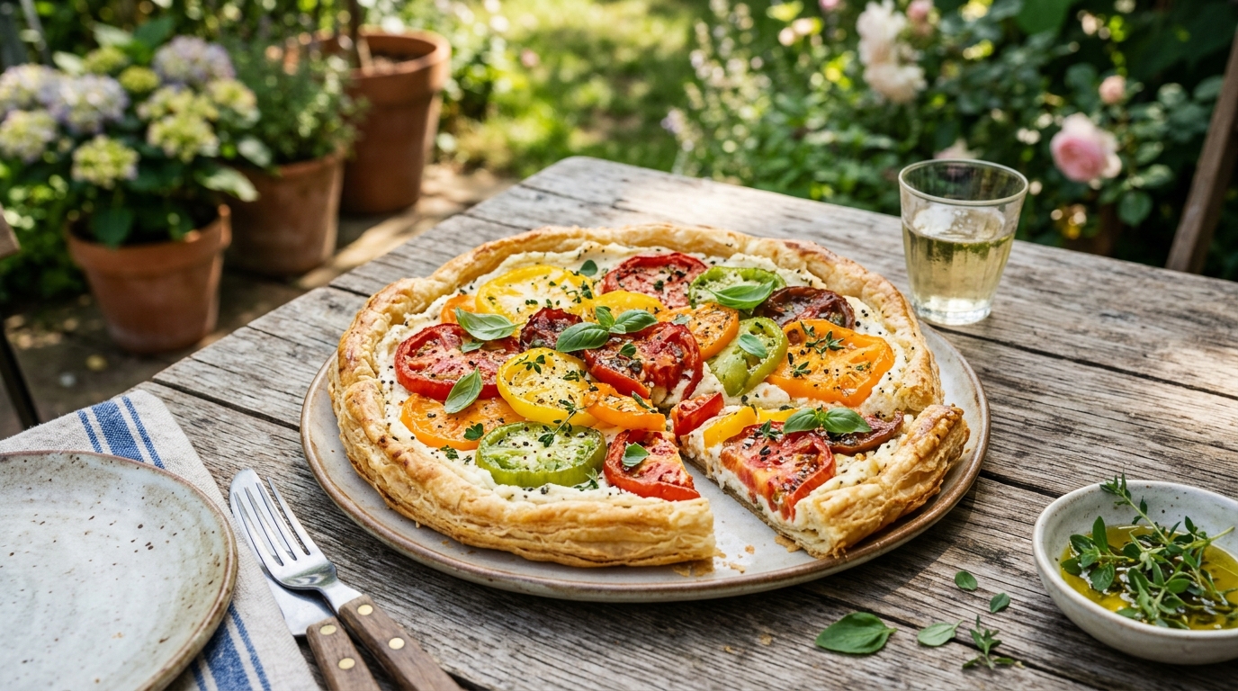 découvrez comment un mélange frais de ricotta et chèvre sous des tomates a surpris et ravi mes invités, apportant une touche gourmande et originale à mes recettes.