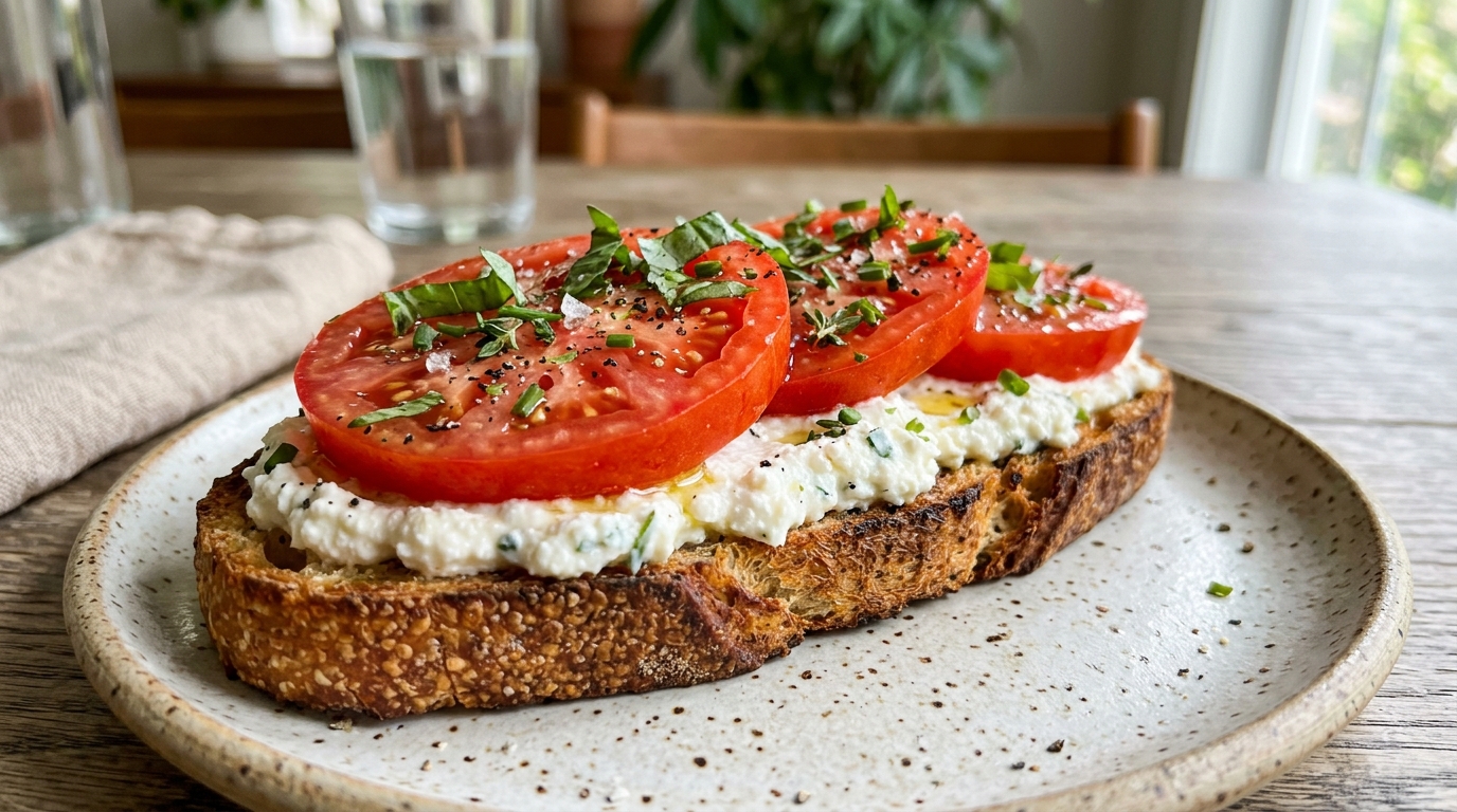 découvrez comment un mélange ricotta-chèvre frais tartiné sous des tomates a conquis mes invités et transformé une simple recette en un vrai succès gourmand.