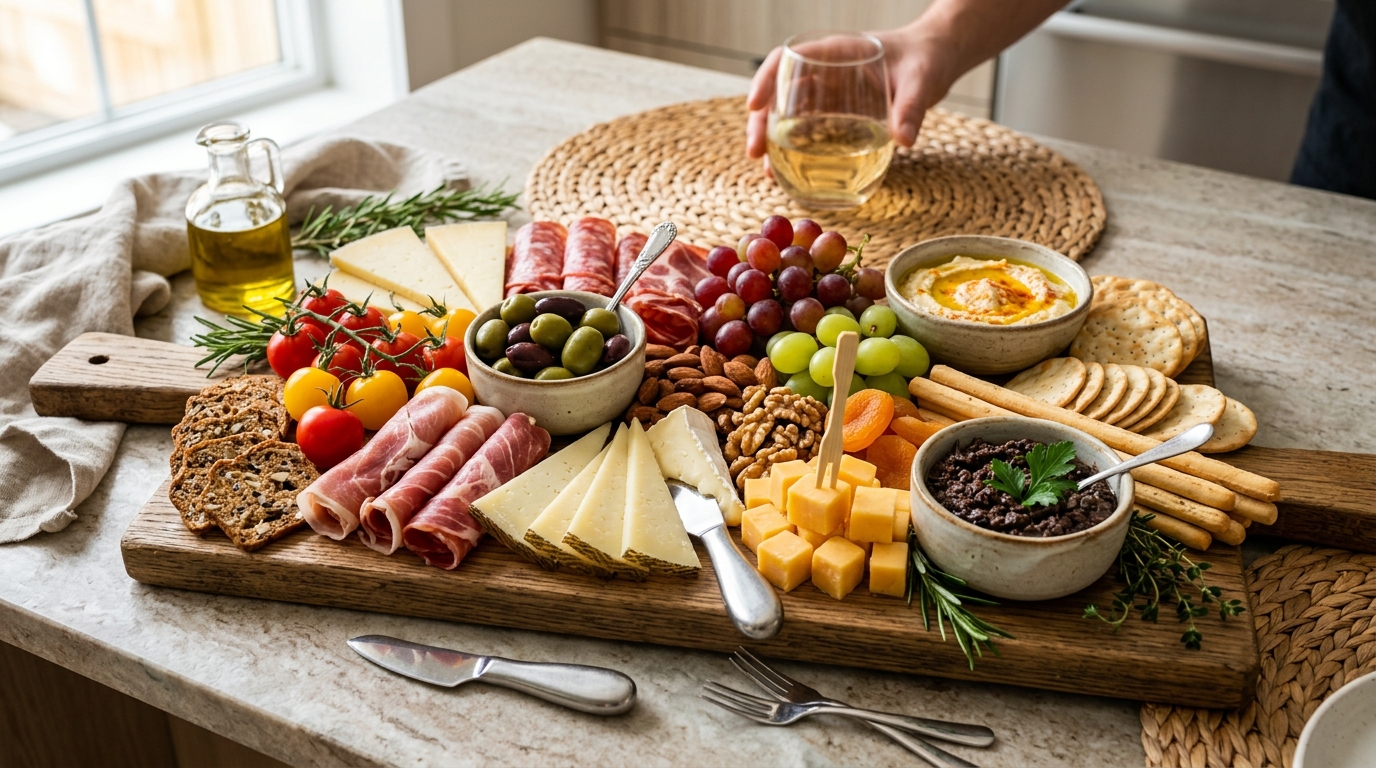 découvrez une recette chic de plateau apéritif express sans cuisson, prête en seulement 10 minutes pour épater vos invités facilement et rapidement.