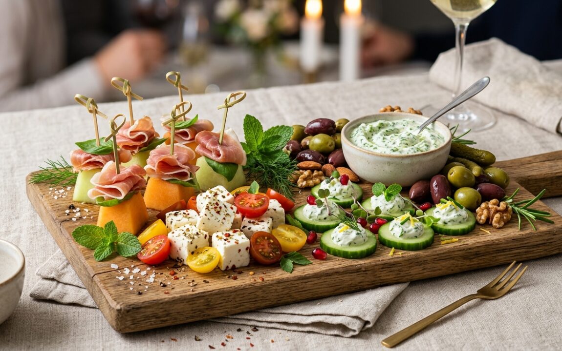 découvrez notre recette chic de plateau apéritif express sans cuisson, prête en seulement 10 minutes pour surprendre et ravir vos invités avec simplicité et élégance.
