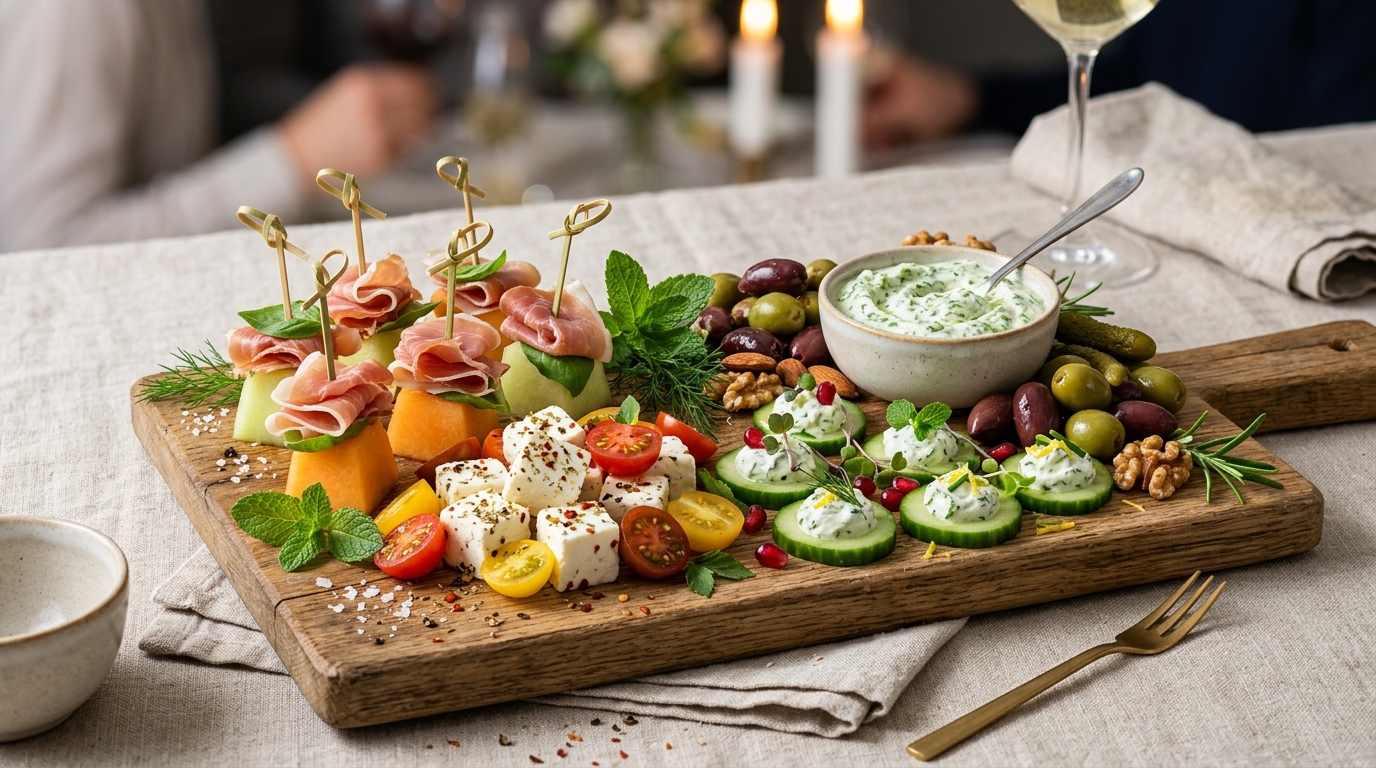 découvrez notre recette chic de plateau apéritif express sans cuisson, prête en seulement 10 minutes pour surprendre et ravir vos invités avec simplicité et élégance.