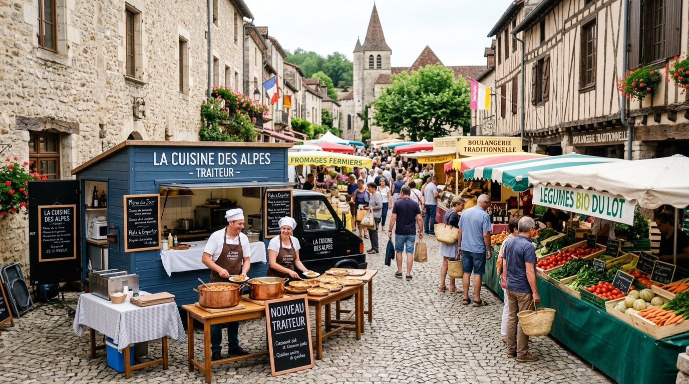 découvrez l'arrivée d'un nouveau traiteur au marché dominical de pulnoy, offrant des saveurs gourmandes et des produits frais pour réveiller vos papilles chaque week-end.