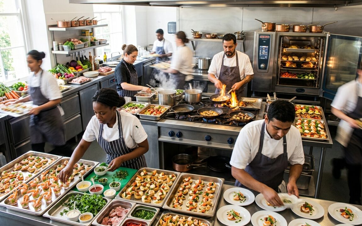 découvrez des astuces efficaces pour préparer un repas délicieux pour 100 invités rapidement, même lorsque le traiteur annule à la dernière minute. ne paniquez plus et régalez vos convives en un temps record !