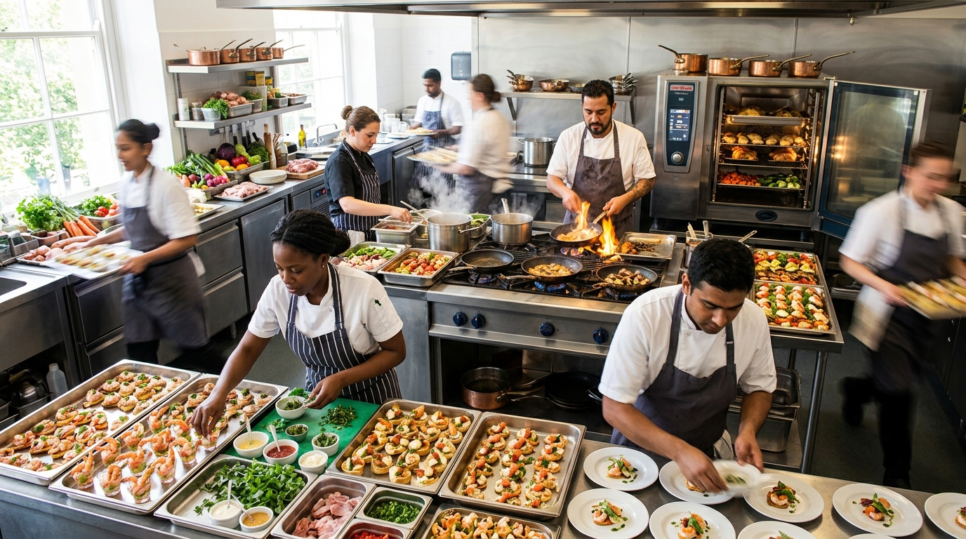 découvrez des astuces efficaces pour préparer un repas délicieux pour 100 invités rapidement, même lorsque le traiteur annule à la dernière minute. ne paniquez plus et régalez vos convives en un temps record !
