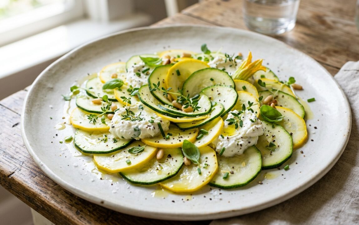 découvrez un plat simple et raffiné alliant la douceur des courgettes à la saveur du chèvre, une entrée gourmande qui rivalise avec les meilleures préparations traiteur.