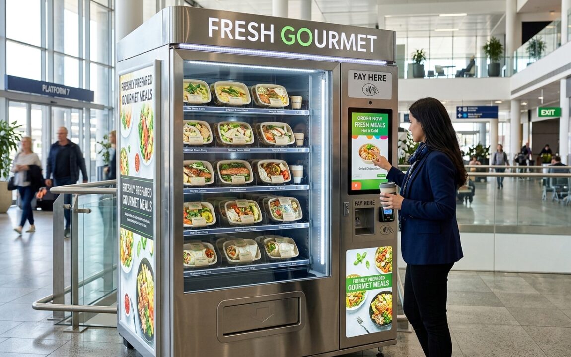découvrez instant culinaire à la chapelle-d’armentières, qui révolutionne la restauration avec son distributeur automatique de plats traiteurs en libre-service, alliant fraîcheur et praticité.
