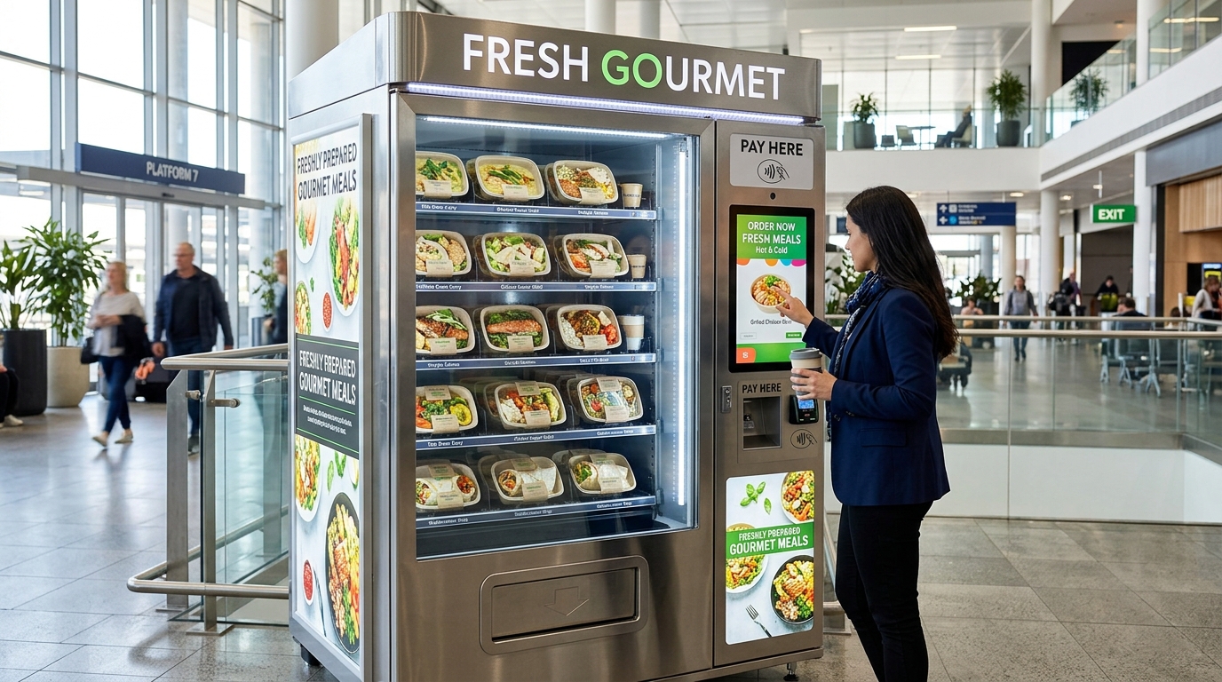 découvrez instant culinaire à la chapelle-d’armentières, qui révolutionne la restauration avec son distributeur automatique de plats traiteurs en libre-service, alliant fraîcheur et praticité.