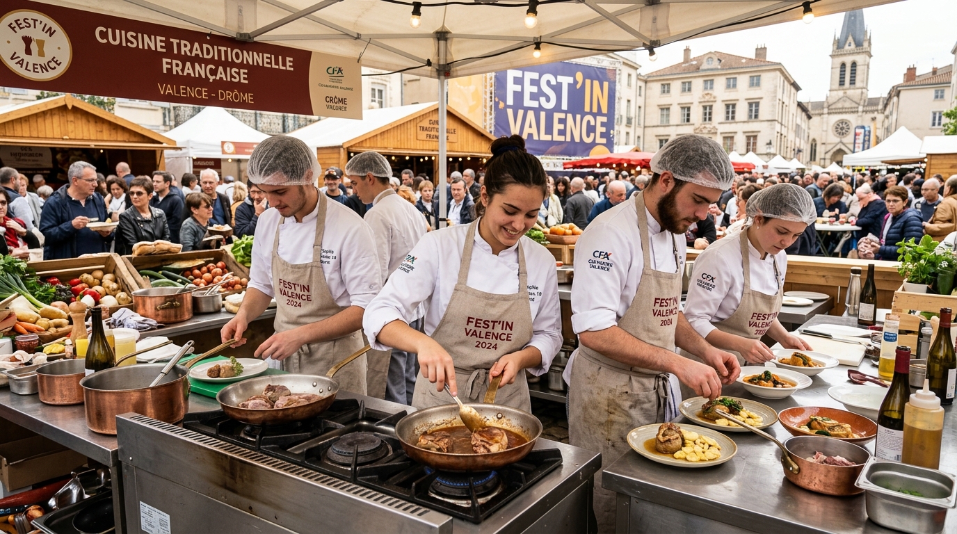 à valence, dans la drôme, les apprentis traiteurs allient savoir-faire traditionnel et passion culinaire pour offrir des saveurs authentiques qui enchantent les papilles.