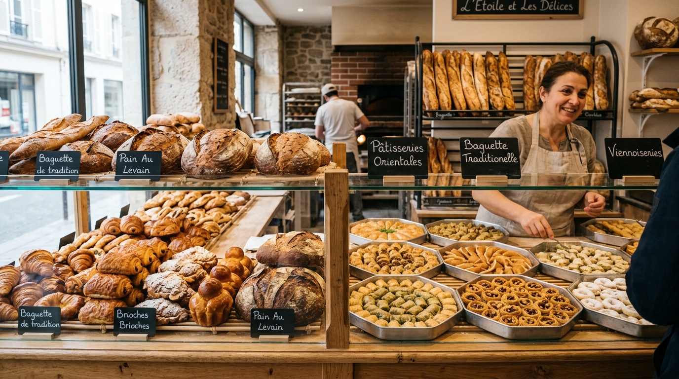 découvrez le roi des saveurs, votre nouvelle boulangerie artisanale proposant pains frais, pâtisseries orientales délicieuses et couscous maison savoureux. un voyage culinaire authentique au cœur de vos envies.