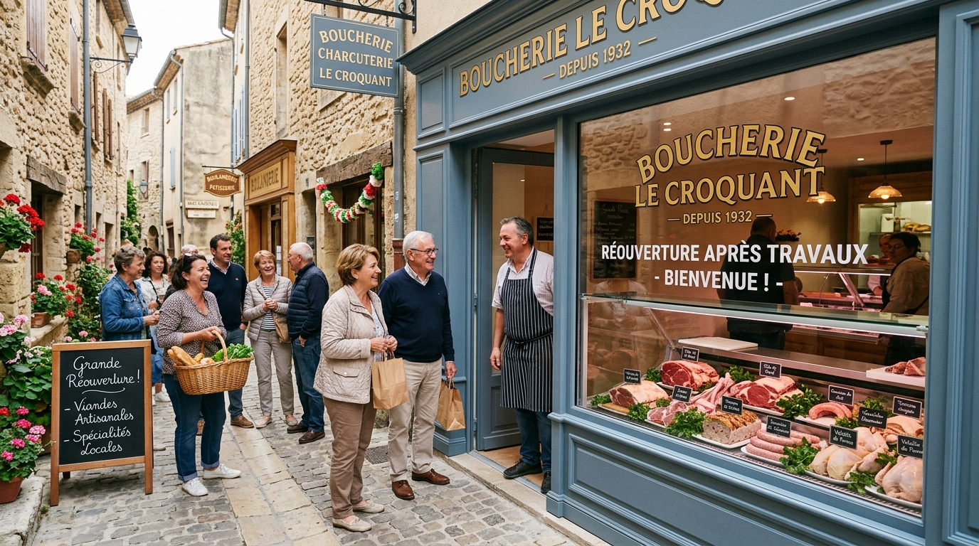 contraint de fermer temporairement sa boucherie en raison de travaux bloquant l'accès, il a su rebondir grâce à une stratégie innovante et son esprit d'adaptation.